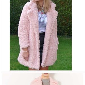Pink teddy bear topshop